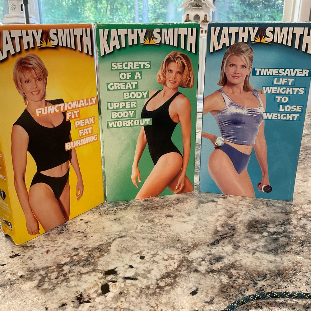 KATHY SMITH BODY SCULPTING VHS VIDEOS YOU GET 3 great cond!
